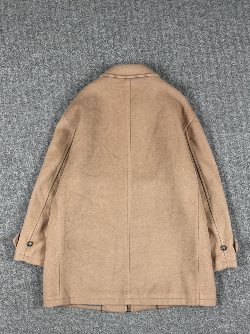 Vintage LL Bean Camel Tan Wool Chore Field Barn Jacket Men’s XL Quilt Lined 90s - Picture 2 of 7